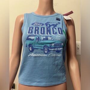 Hybrid Apparel Blue Ford Graphic Tank Top
